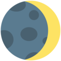 waxing crescent moon on platform Mozilla