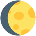 waxing gibbous moon on platform Mozilla