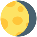 waning gibbous moon on platform Mozilla