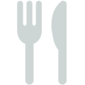 fork and knife on platform Mozilla