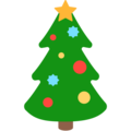 Christmas tree on platform Mozilla