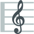 musical score on platform Mozilla