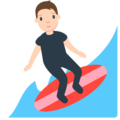 person surfing on platform Mozilla