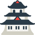 Japanese castle on platform Mozilla