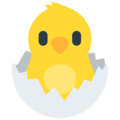 hatching chick on platform Mozilla