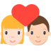 couple with heart on platform Mozilla