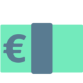 euro banknote on platform Mozilla