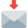 envelope with arrow on platform Mozilla