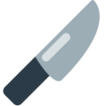 kitchen knife on platform Mozilla
