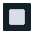 black square button on platform Mozilla