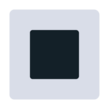 white square button on platform Mozilla