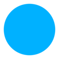 blue circle on platform Mozilla