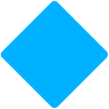 large blue diamond on platform Mozilla