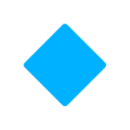 small blue diamond on platform Mozilla