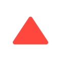 red triangle pointed up on platform Mozilla