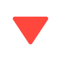 red triangle pointed down on platform Mozilla