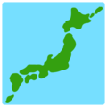map of Japan on platform Mozilla