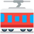 tram car on platform Mozilla
