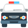 oncoming police car on platform Mozilla