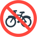 no bicycles on platform Mozilla