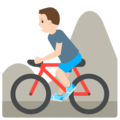 person biking on platform Mozilla