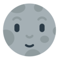 new moon with face on platform Mozilla