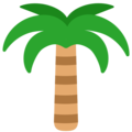 palm tree on platform Mozilla