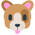 dog face on platform Mozilla