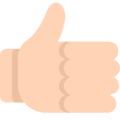 thumbs up on platform Mozilla