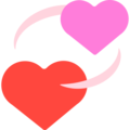 revolving hearts on platform Mozilla