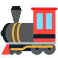 steam locomotive on platform Mozilla