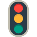 vertical traffic light on platform Mozilla