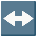 left-right arrow on platform Mozilla