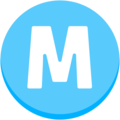 circled M on platform Mozilla