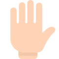 raised hand on platform Mozilla