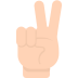 victory hand on platform Mozilla