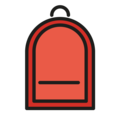 backpack on platform OpenMoji