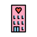 love hotel on platform OpenMoji