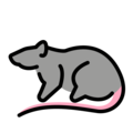 rat on platform OpenMoji