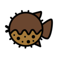 blowfish on platform OpenMoji