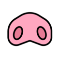 pig nose on platform OpenMoji