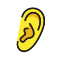 ear on platform OpenMoji