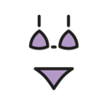 bikini on platform OpenMoji