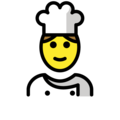 man cook on platform OpenMoji
