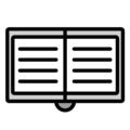open book on platform OpenMoji