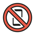 no mobile phones on platform OpenMoji