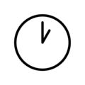one o’clock on platform OpenMoji