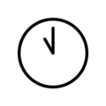 eleven o’clock on platform OpenMoji