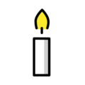 candle on platform OpenMoji