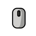 computer mouse on platform OpenMoji